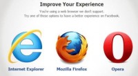 Facebook рекомендует браузер Opera вместо Chrome